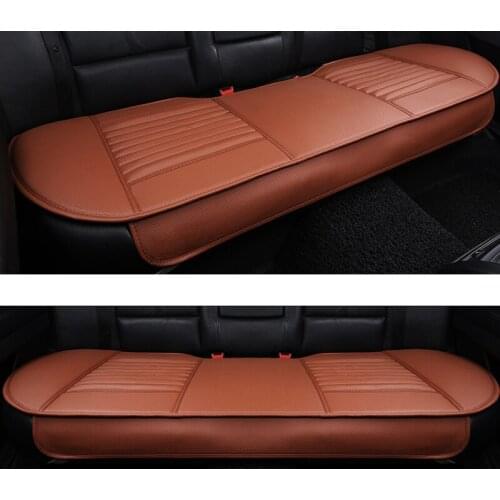 Universal bamboo charcoal leather car seat cover for toyota mazda kia k2k3k4k5 hyundai accent volkswagen four seasons general