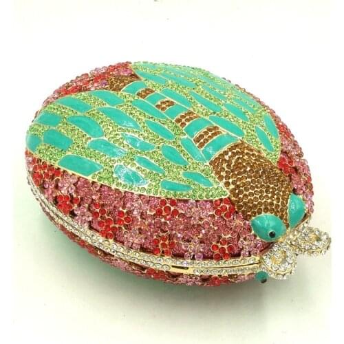 Pink/green/red Crystal Clutch Evening Bags For Women Wedding Party Dinner Handbags wallet and Purses Bridal Diamond Clutches Bag