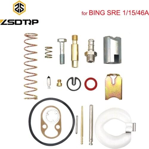 ZSDTRP 15mm PUCH BING Carburetor Repair Kits Repair Gasket Carburetor for BING SRE 1/15/46A