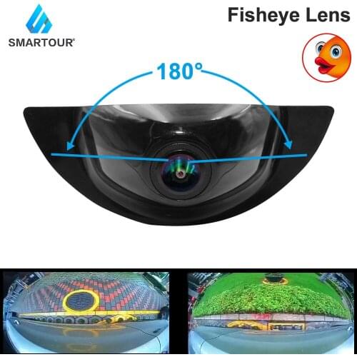 Smartour 180 Degree Fisheye Ccd HD Car Front Logo Camera Positive For Volvo XC90 XC60 XC40 S60 S90 V60 V90 S80L S40L S80 S40