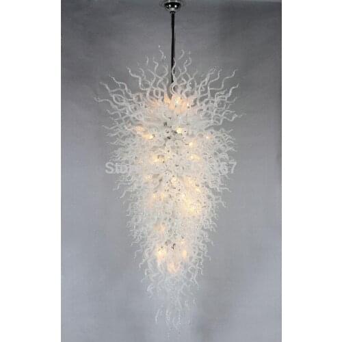 Free Shipping Handmade Home Light Cheap Modern Hand Blown Art Glass Chandelier