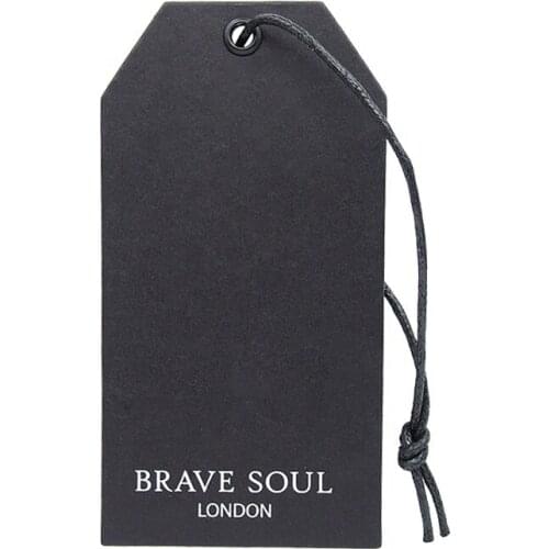 Garment paper personalized cloth luxury hang tag printing for trousers or jeans