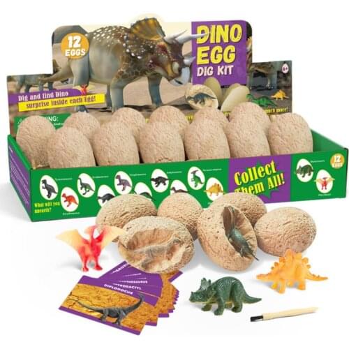 Childrens Puzzle Dinosaur Egg Toy Archaeology Exploration Excavates Tyrannosaurus Rex Model Parents Gift To Baby