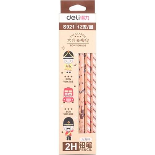 DL Right six angle bar S925/S921/S926 pencil lead poisoning HB 2H 2B writing pencil