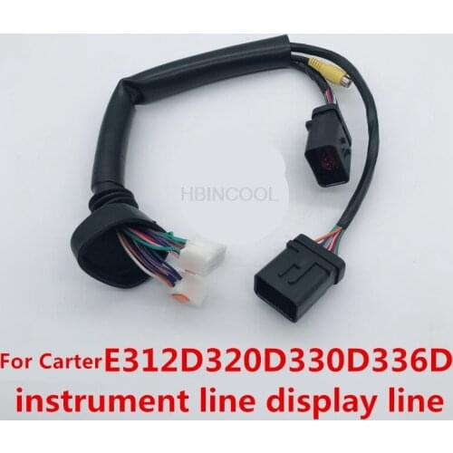 For Carter E312D 320D 330D 336D instrument line display line excavator high-quality accessories free mail