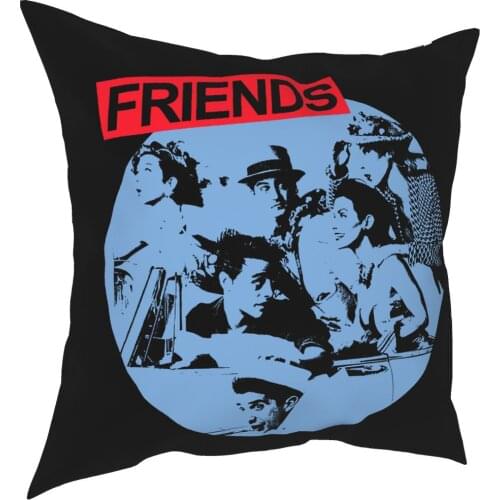 Friends TV Show Vintage Pillowcase Home Decorative Cushions Throw Pillow for Car Polyester Double-sided Printing Creative