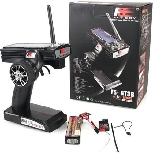 Flysky FS GT3B FS-GT3B 2.4G 3ch RC System Gun remote control transmitter receiver For RC Car RC Boat With lithium battery