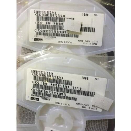 GRM32DR72E224KW01L SMD MLCC 1210 220nF(224) ±10% 250V Ceramic Capacitor GRM32DC81E106KA12L SMD MLCC 1210 10uF(106) ±10% 25V NR