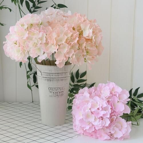65cm high aesthetic hydrangea artificial flower high-grade artificial flower home wedding Christmas decoration hydrangea bouquet