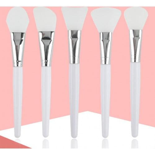 1pcs Professional Silicone Mask Brush Soft Head Facial Mud Mixing DIY Brushes Skin Care Foundation Cosmetic Makeup Beauty Tool