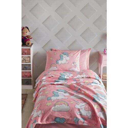 2021 PIQUE Set Turkish Cotton With Pillowcase Bedspread Sets Bed Linen Sheet Modern For Summer Full Size Duvet Cover Pink