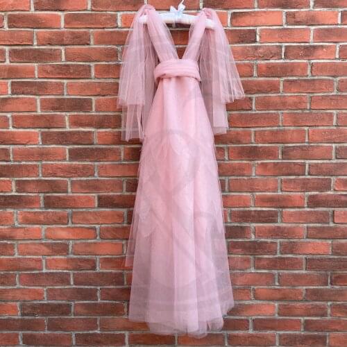 Summer Session Little Girl Princess Tulle Dress Photo Shoot Evening Party Gown Maxi Long Kid Robe for Photography Accessories