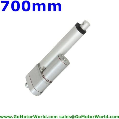 Mini linear actuator with Potentiometer position signal feedback 24V 12V 700mm stroke 900N 90KG load 80mm/s speed LA10P