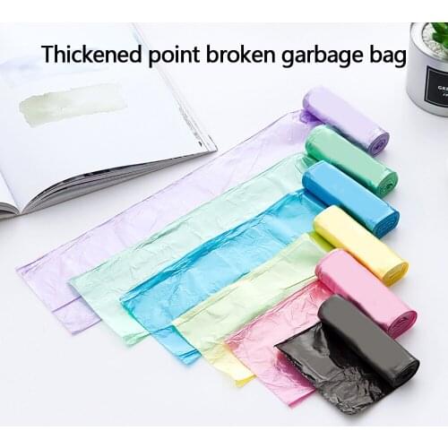 Kitchen Home Garbage Bags Thick Convenient Environmental Trash Cleaning Bags Waste Storage 45*50CM Plastic V3E0