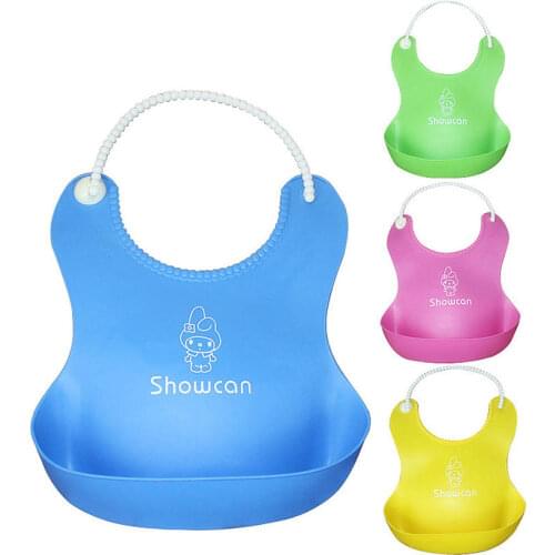 Baby Infants Kids Cute Silicone Bibs Baby Lunch Bibs Cute TPE Waterproof Carters Baby Bibs Fashhion Burp Cloths Girls Boys K0222