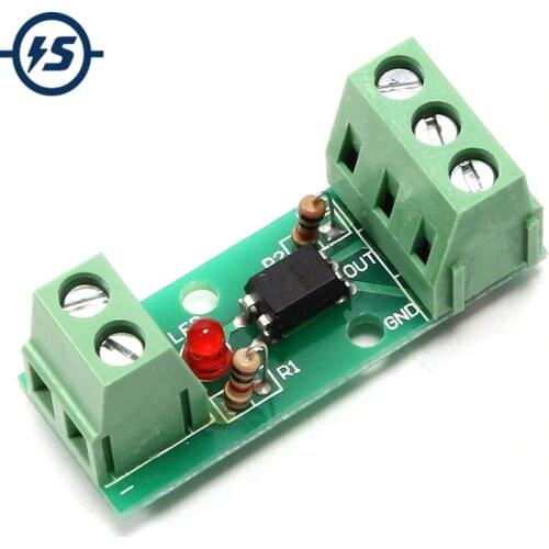 Optocoupler Isolation Module Isolated Board PC817 EL817 12V 1 Channel No Din Rail Holder PLC Processors 80KHz