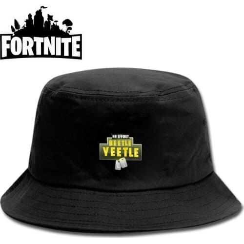 Original fortnight men women sunscreen wild cartoon print fisherman hat outdoor unisex fashion sun hat high quality gift 58cm