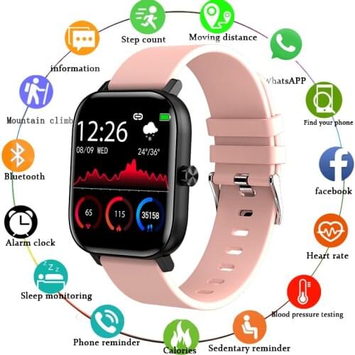 LIGE 2020 New Bluetooth Call Smart Watch Women Full Touch Fitness Tracker Blood Pressure Monitoring Smart O’clock Smartwatch Men