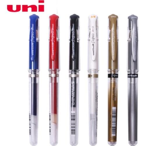 Uni-ball Signo white Ink Gel Pen 1.0mm, White Ink, 10 pens per Pack,high coverage,ideal for writing,illustration,highlighting