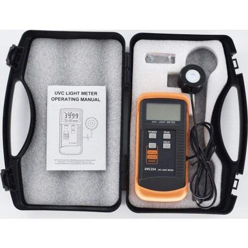UVC Light Meter UVC254 UV meter measurement of UV radiation intensity Radiometer