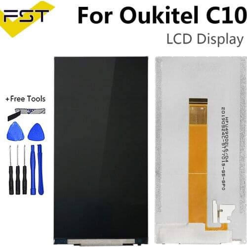 5.0''Display Lcd For Oukitel C10 LCD Screen Display Repair Parts+Tools +Adhesive LCD No Touch