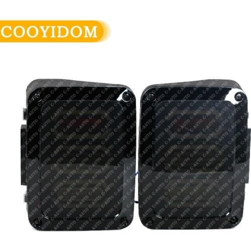 1Pair Car Smoke USA/EU Version LED Rear Tail Light LED TailLight With Reverse Brake Turn Signal For Jeep Wrangler JK 2007-2016