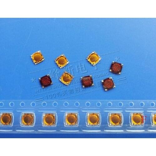 10Pcs Japanese push button switch patch 4 foot tact switch waterproof and dustproof membrane switch 4.5*4.5*0.4