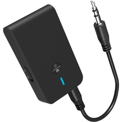 3 in 1 Wireless Bluetooth 5.0 Transmitter Rechargeable Receiver for TV Computer Car Speakers 3.5mm AUX Hi-Fi Music Audio