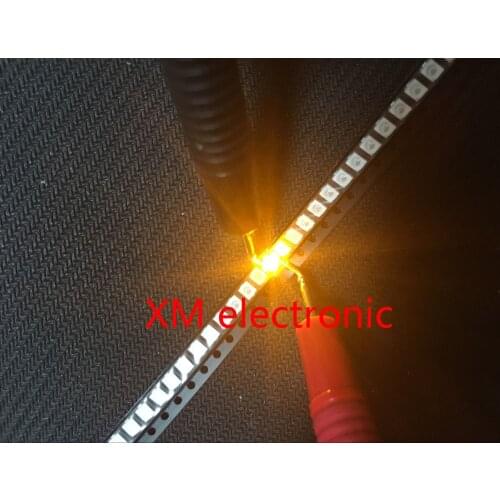 500pcs POWER TOP 1210 3528 Yellow SMD SMT PLCC-2 1500MCD Ultra Bright LED New