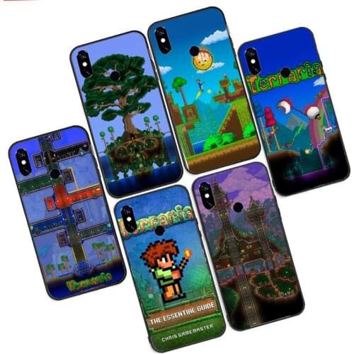 Game Terraria Phone Case For Xiaomi Redmi 4x 5 plus 6A 7 7A 8 mi8 8lite 9 note 4 5 7 8 pro