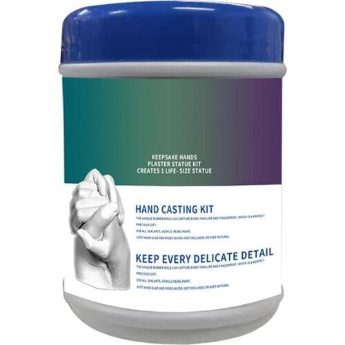 DIY Keepsake Hand Casting Plaster Sculptures Modeling Kit for Couples Hand Crafts for Adults and Children in Stock