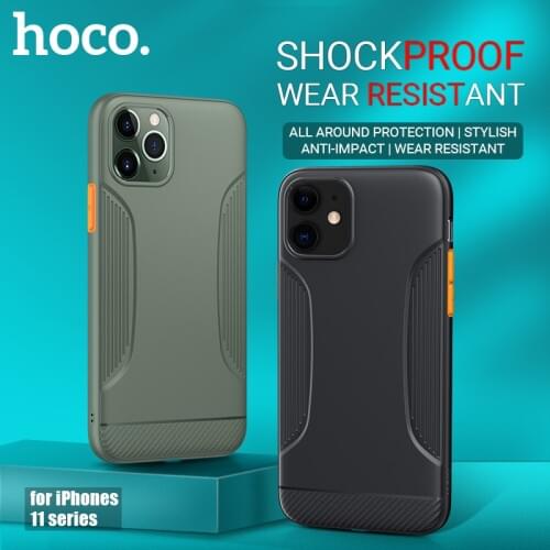Hoco protective case for iPhone 11 11Pro 11 Pro Max backside cover mobile phone protection case shell new full cover Luxury