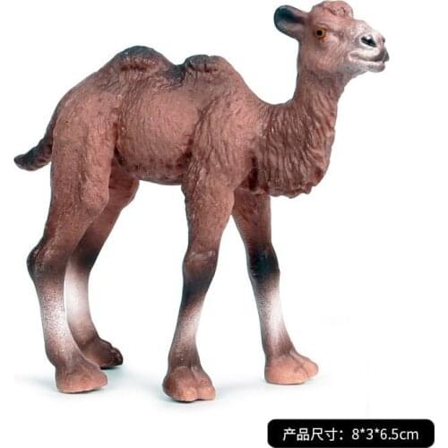 Simulated Wildlife World Desert Little Camel Model Collection Toy For Kids Gift Decor Educational Teaching Figurine Toys