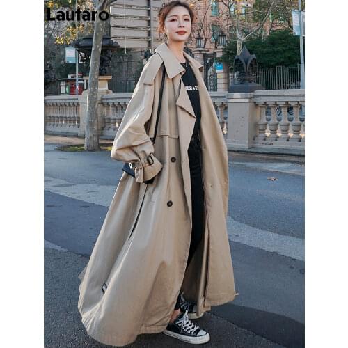 Lautaro Women's Double Breasted Trench Coats