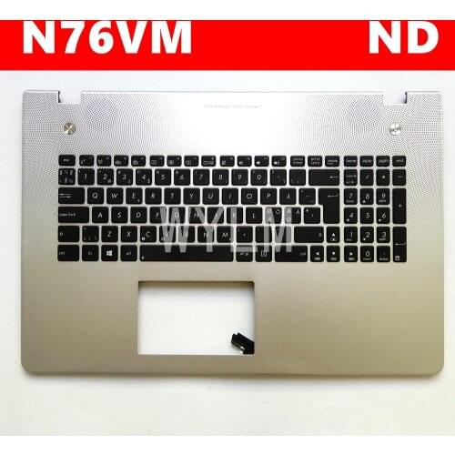 N76VM For ASUS N76V N76VM N76VJ N76VZ N76VB Bilingual laptop keyboard frame C case external