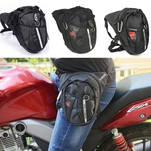 Nylon Waist Packs Leg Bag Waterproof Waistpack Motorcycle Belt Packs for Men