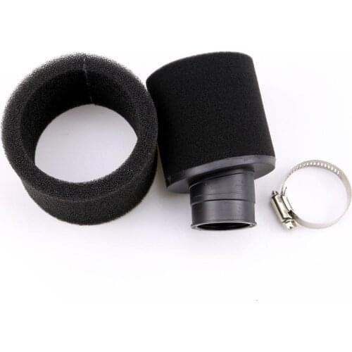 35mm Foam Air Filter For ATV Quad Pit Dirt Bike Moped Motorcycle Scooter Black