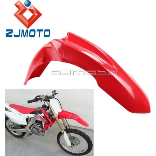 Dirt Bike Polypropylene Red Front Fender For Honda CRF450R 2013-2016 CRF250R 2014-2017 Motocross Mudguard