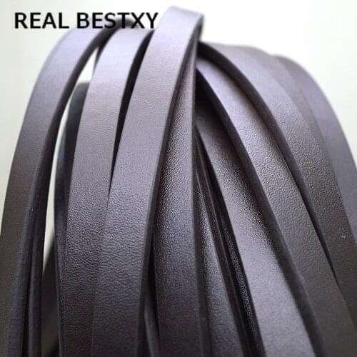 2m/lot approx 11.1mm*3.2mm Fit Flat Leather Cord DIY Jewelry Making Accessories flat leather cords for jewelry making smooth