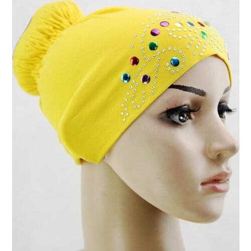 Popular Women Ladies Casual Muslim Hat Beautiful Flowers Floral Female Adults Head Scarf Caps Summer 12334