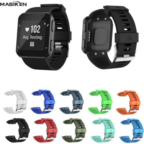Replacement Silicone Wrist Watch Band Strap for Garmin Forerunner 35 Smart Watch Wristband Bracelet Smart Accessories