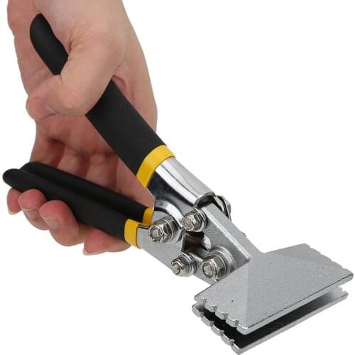 Sheet Metal Bending Pliers Crimping Tool Hand Seamer Straight Pliers or Curved Pliers Width 80mm Welding Clamps