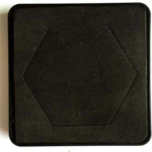 Hexagen die cuts wooden steel scrapbooking quliting 15.8mm thick 4x4inch