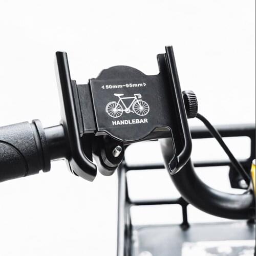 Bicycle Motorcycle Phone Holder 360 Degrees Rotation Support Bracket Stand 360 Degrees CNC Rotation Support Bracket Bike Bicycle