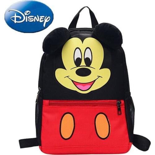 Disney Mickey Mouse Large Capacity Backpack Cartoon Minnie Cute Shoulder Bag Childrens Schoolbag Girl Handbag New Boy Hobos