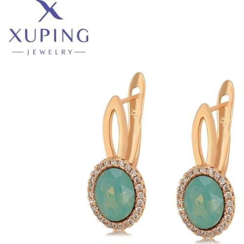 Xuping Jewelry Fashion New Arrival Crystals Earrings for Women Girl Party Gift 810652102