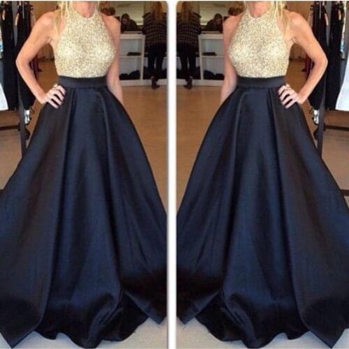 High Waist Long Prom Skirt Custom Made Black Pleated Satin Women Skirts Evening Party Gown Vintage Maxi Skirt Saia