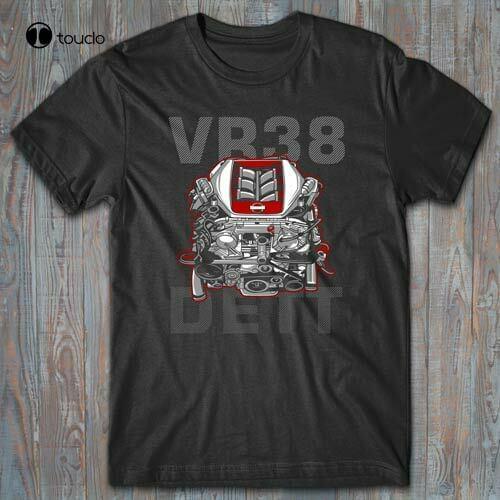 Vr38 Dett Engine Iconic T-Shirt Niss Gt-R Cool Gift Jdm Japan Drift Tokyo Tee Shirt