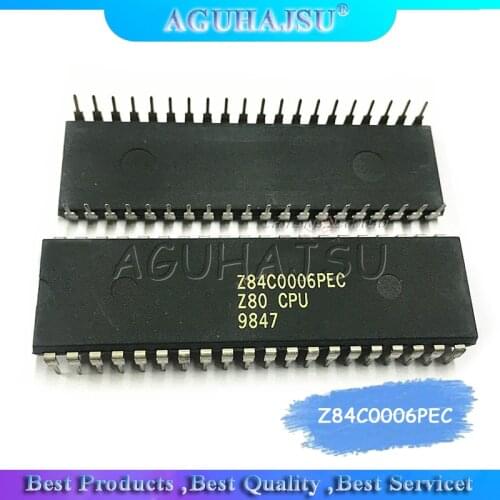 1pcs Z84C0006PEC Z80 Z84C0008 CPU DIP-40 Central processing unit integrated circuit IC