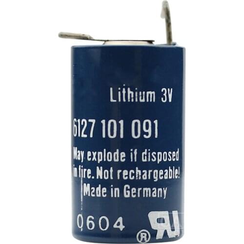 2PCS CR1/2AA Memory Back Up Sensor and Alert Systems Calorimeters Battery CR14250 1/2AA 3V Lithium Battery made in Germany